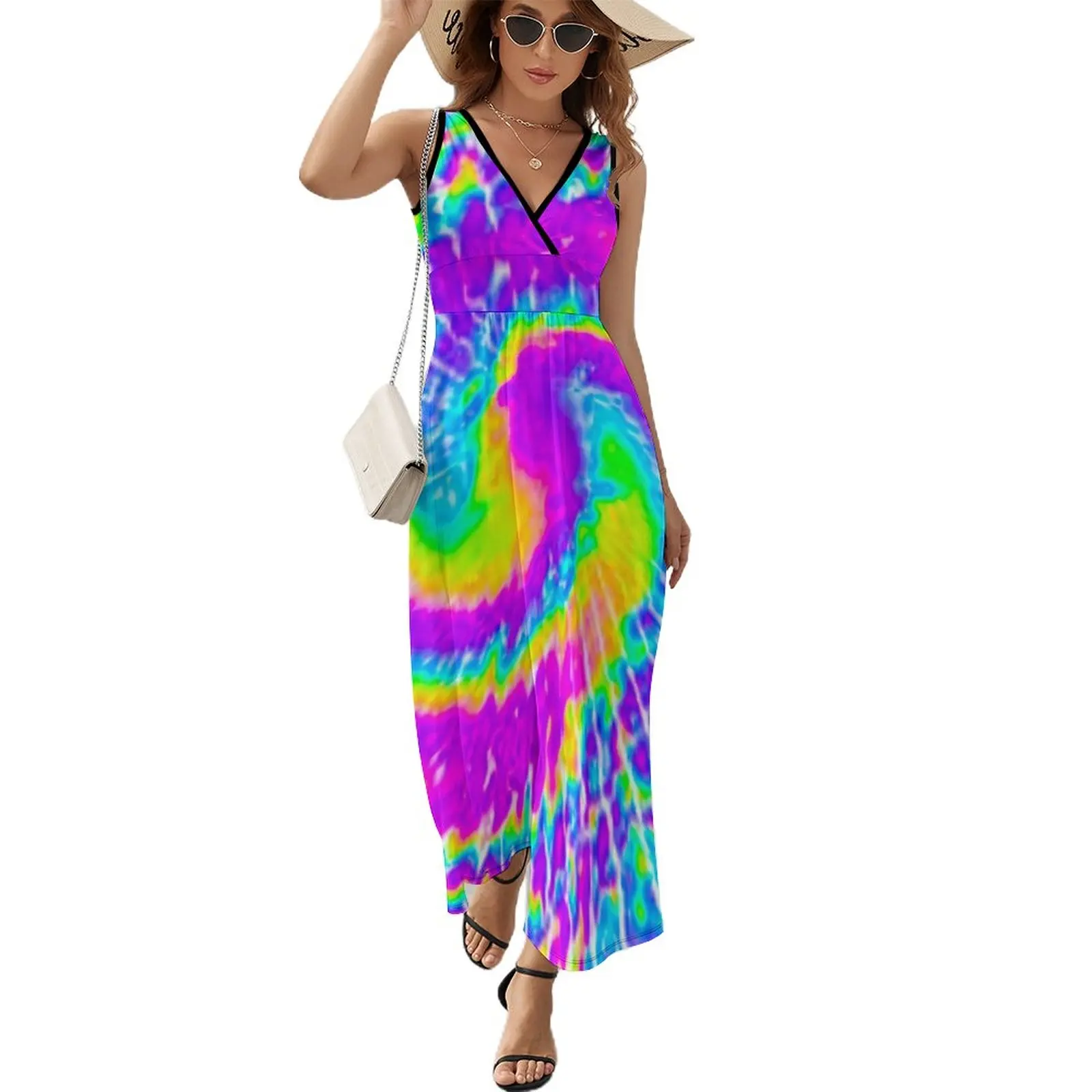 

Purple Tie Dye is Life. Sleeveless Dress african dresses for woman cute dress