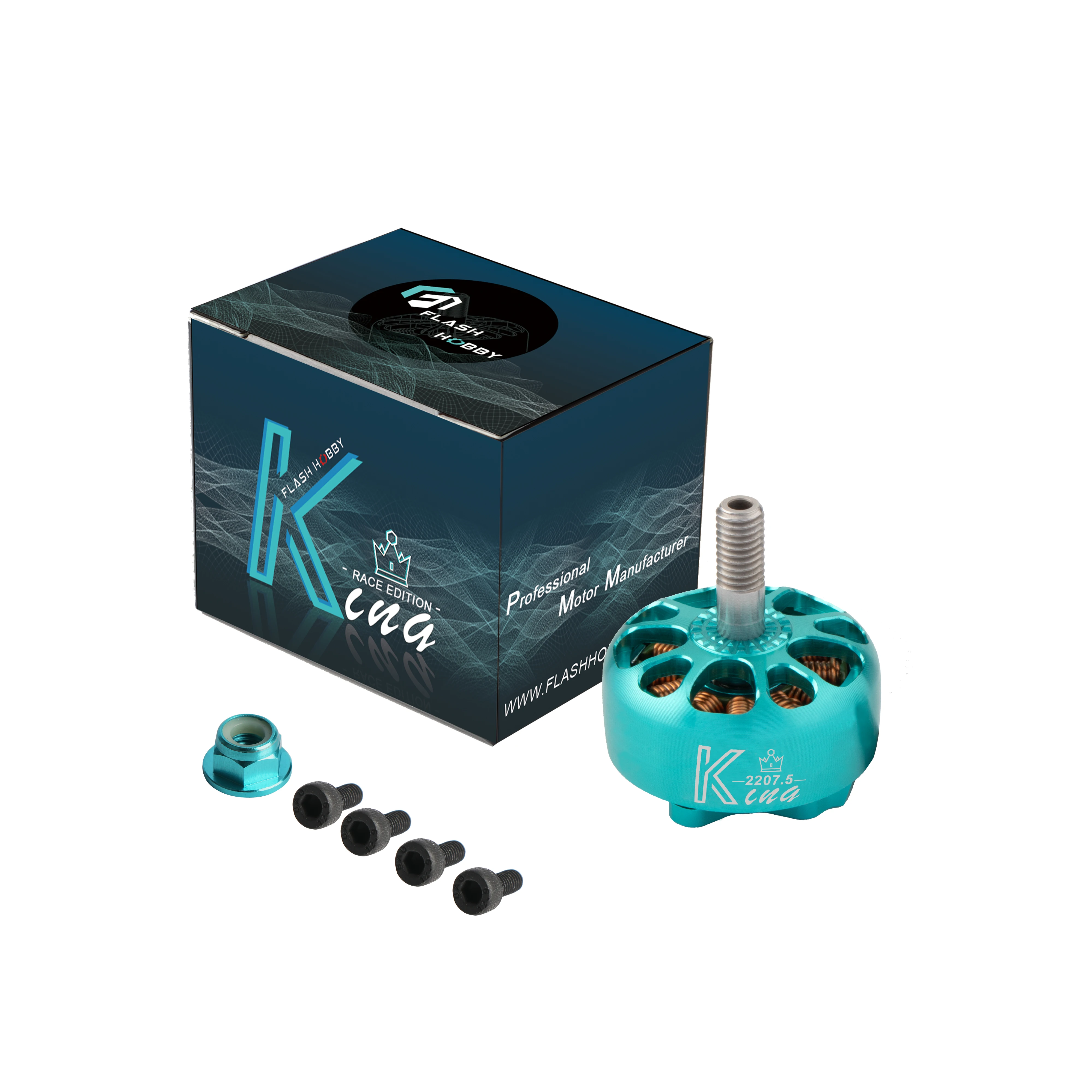 

4PCS FLASHHOBBY King K2207.5 2750KV 4S 2550KV 5S 1900KV 6S Brushless Motor for RC FPV Freestyle Drones DIY Parts