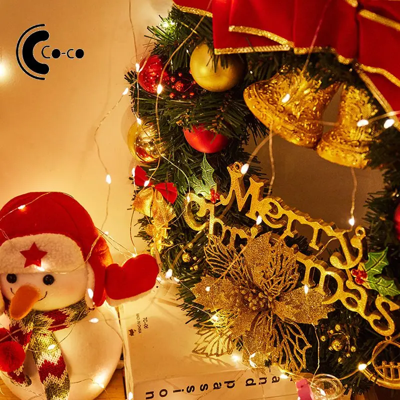 

Holiday Outdoor Lamp Ultra-bright Waterproof Outdoor Lighting Lampara Copper Wire Twinkle Light Pragmatic Decorative Lights Lamp