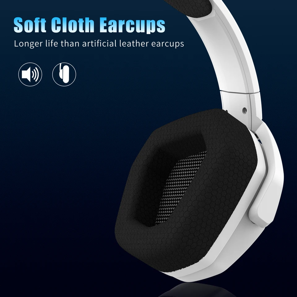 Auriculares inalámbricos duales NUBVO G06 con micrófono para PS5, PS4, PC, móvil y Switch. Auriculares para juegos con Bluetooth 5.3 de 2,4 GHz._voghion.com
