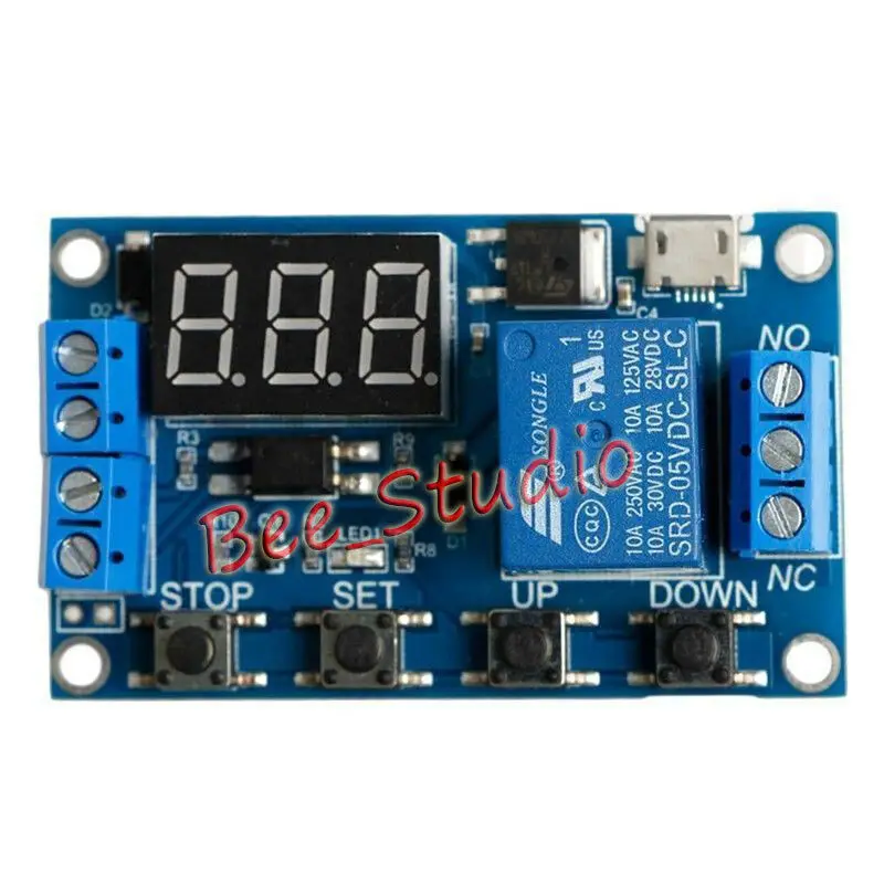 Modulo Controllo Temporizzato Timer Relè Ciclo Ritardo Accensione/ Spegnimento - Modulo Per AC 110V-230V, Controllo Temporizzato Timer Digitale Relè AC - Foto 7