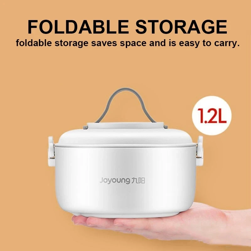 1.2L Foldable Electric Cooking Pot Multicooker Mini Portable Electric Cooker Split Type Hotpot Travel Electric Skillet 220V 5