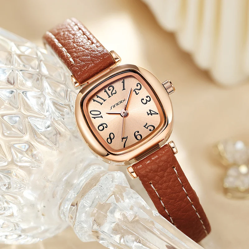 Sinobi Relojes De Mujer De DiseÃ±o Sinobi-reloj Cuadrado De Cuarzo