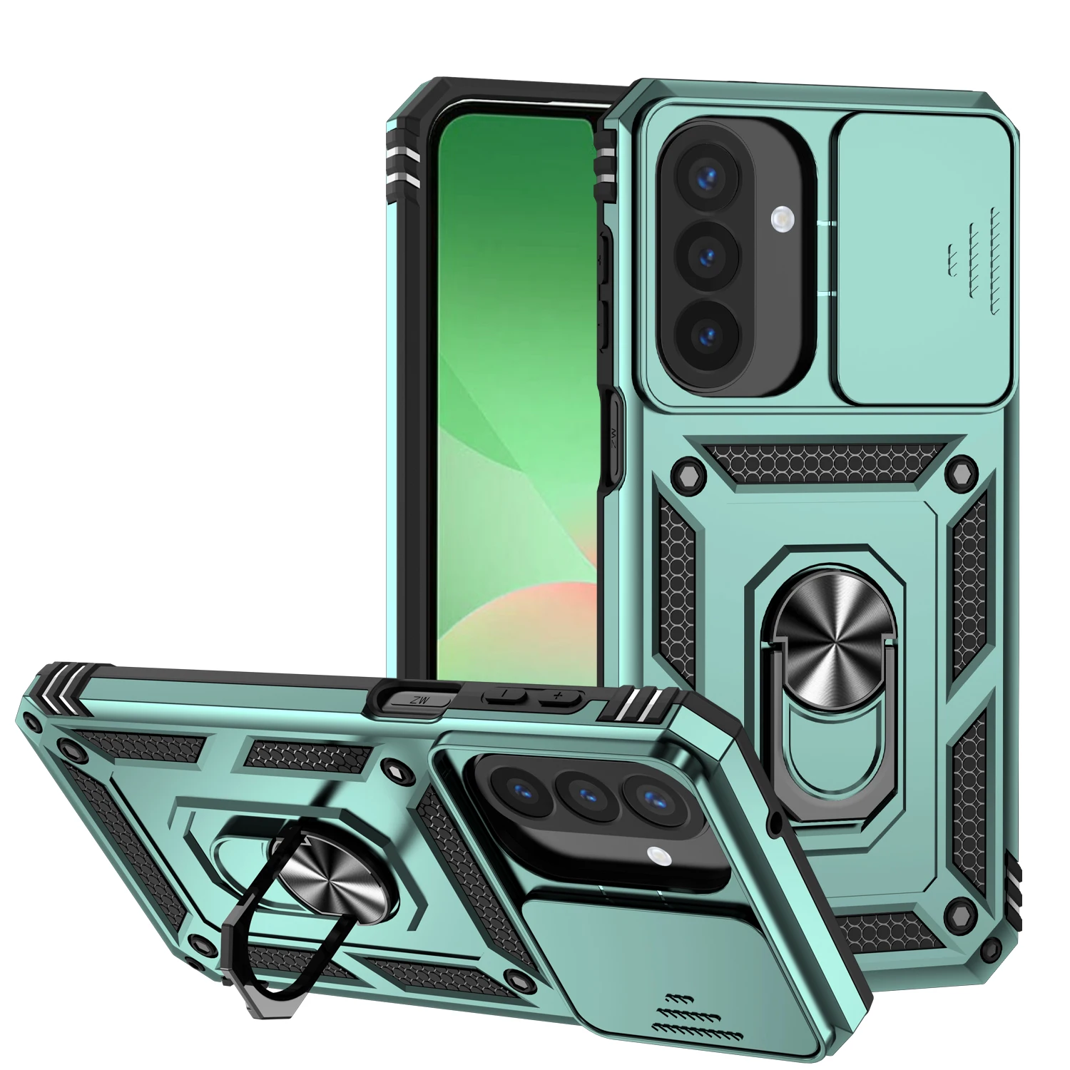 Lens Protector Ring Stand Armor Cover - Durable and Stylish Case with Enhanced Protection