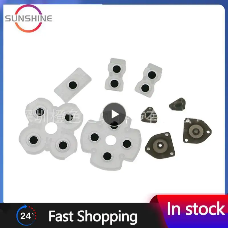 Ivyueenfor 4 Controller Sottile Tastiera Con Pulsante Adesivo In Gomma Conduttiva Siliconica Per Dualshock 4