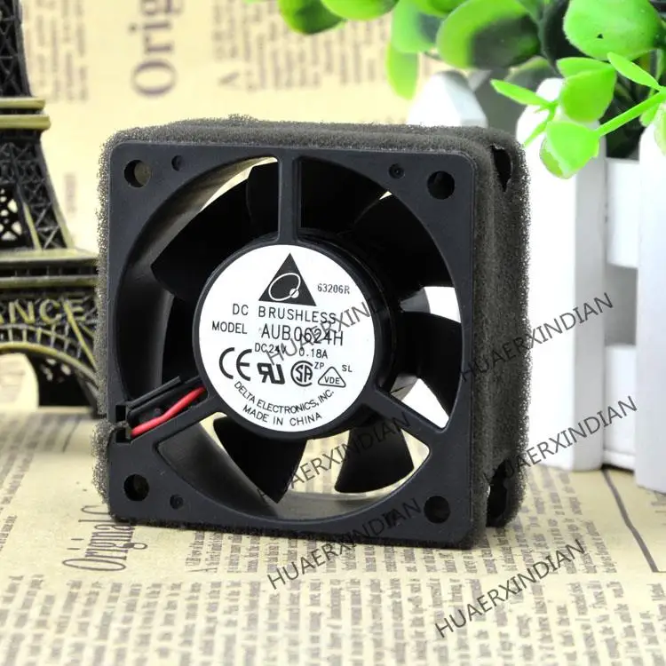 

New AUB0624H 6025 24V 0.18A 6CM 6 2 Cooling Fan Assembly Kit