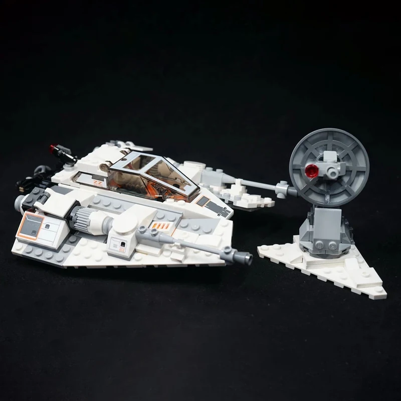 309Pcs Space War Moc-75259 Riproduci Snow Battle Fighter Building Blocks Fai Da Te Air Combat Aircraft Ship Bricks Toy Regalo Di Compleanno