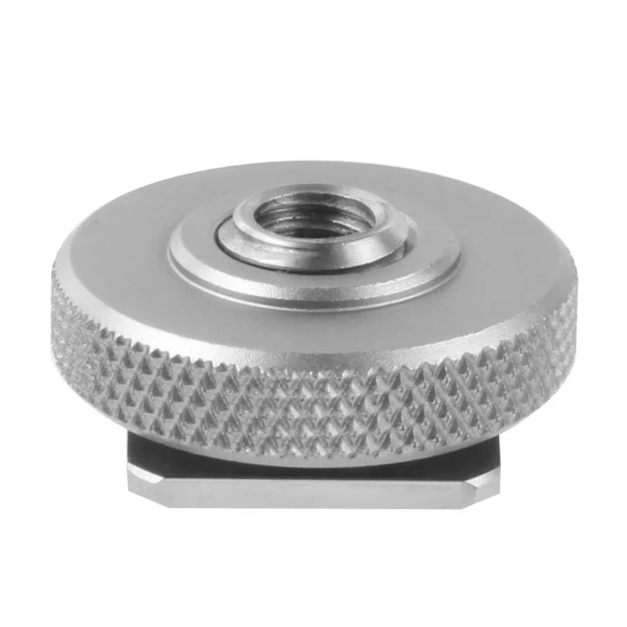 Versatile Stainless Steel Cold Shoe Mount Adapter