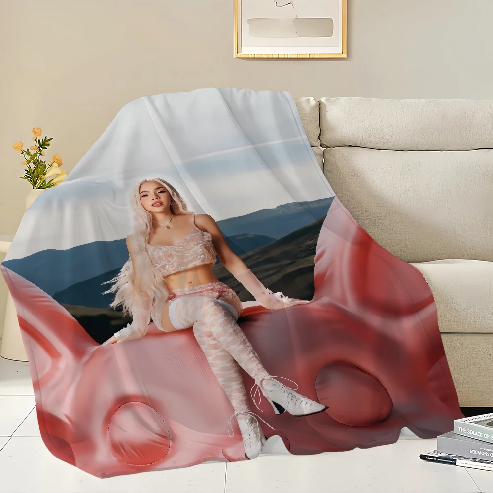 Singer k-Kenia aura Blanket Skin friendly comfort warm soft plush blanket suitable sofa living room office bedroom 4