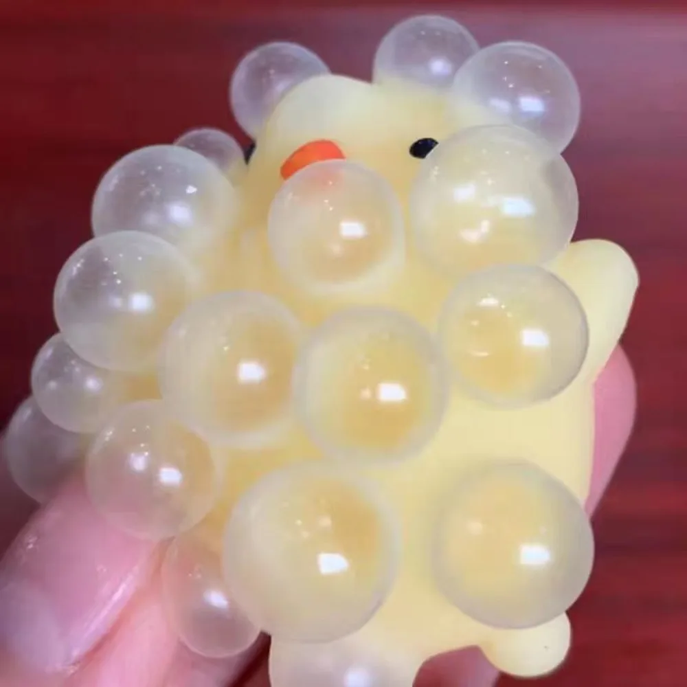 5PCS Animal Acne Squeezing Bubble Chicken Vent Closing Acne Squeezing Toy Alleviation Non-Toxic Toy Student DIY