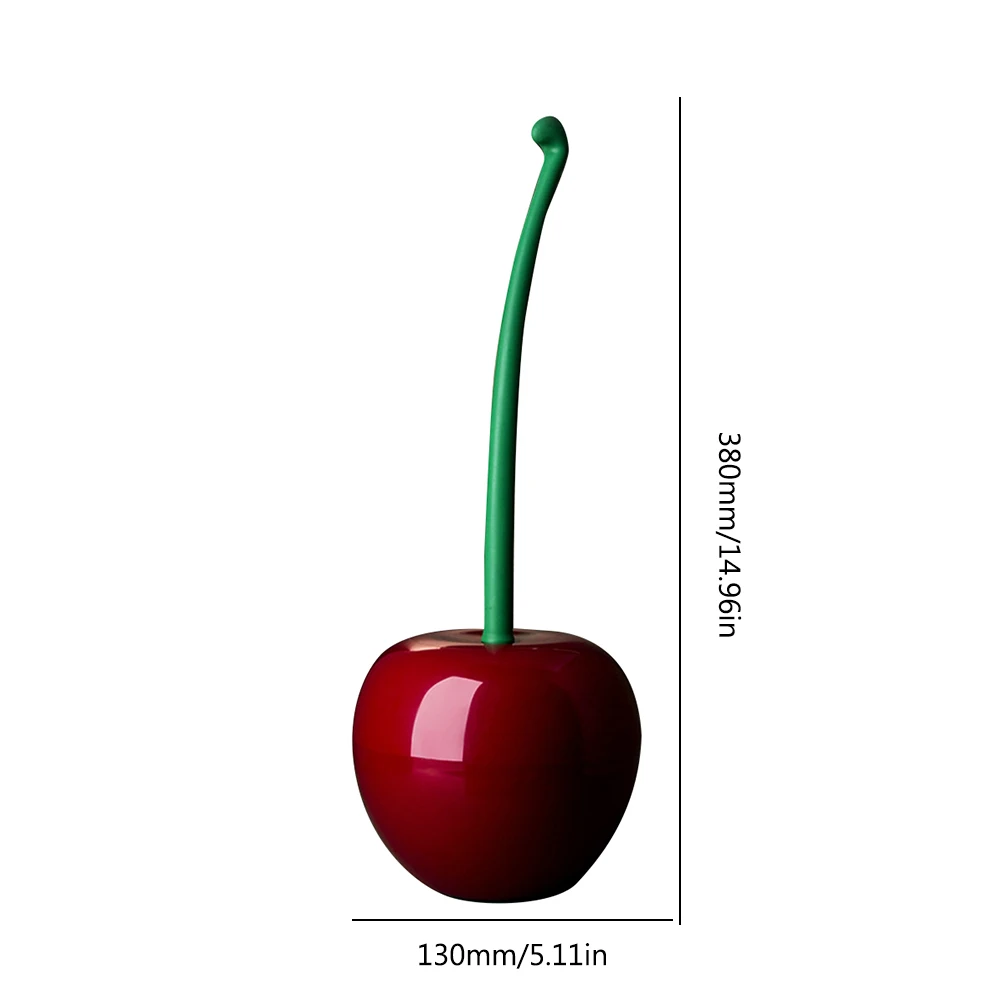 Cherry Shaped Bathroom Cleaning Brush Long Handle Toilet Cleaning Brush with Holder Stains Removal Bathroom Accessories toilet brush set,bathroom accessories