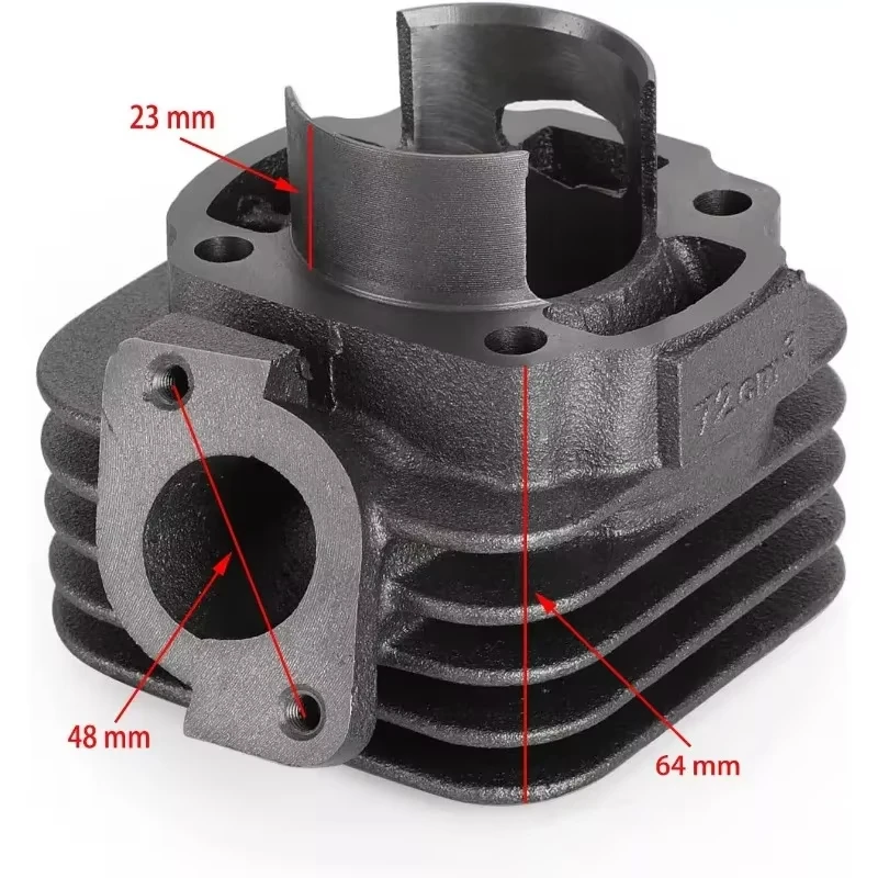 47mm 오토바이 엔진 실린더 90CC 헤드 피스톤 키트 세트 모터 (혼다 스포트랙스 TRX 90, 지아링 JH90, CT90, 모토블록 ATV 부품용)