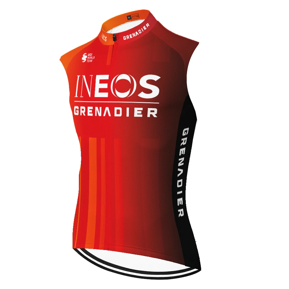 INEOS GRENADIER Sleeveless Cycling Jersey Bike Clothes Wielerkleding Heren Ciclismo Maillot Cyclisme Proteam
