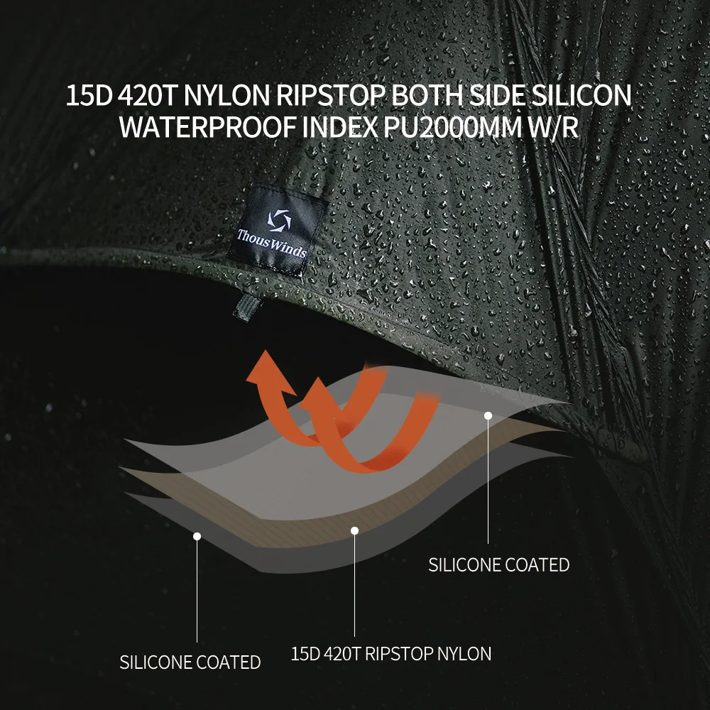 Thous Winds Scorpio 1 People Tent, Ultralight Hiking Solo