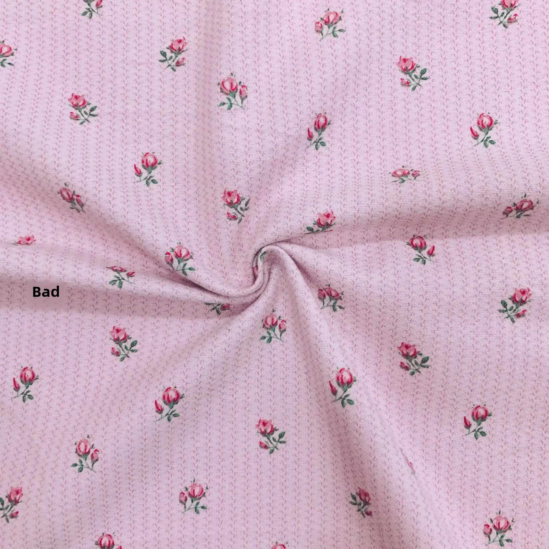 Pure Cotton Flannel Small Floral Print Fabric Brushed Cotton Flocking Floral Pattern Autumn Winter Pillowcase Material