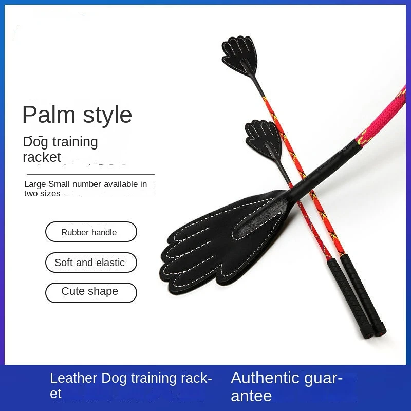 Leather Dog Fighting Love Training Stick Help for training and behavior Pat Not Hurt Pets Accessories Supplies