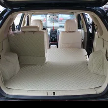 

Car Trunk Mats For Hyundai Tucson Waterproof Fiber Leather Car Trunk Mat Cargo Liner 2005 2006 2007 2008 2009 2010