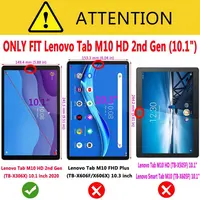 Tempered Glass for Lenovo Tab M10 HD 2nd TB-X306F TB-X306X Screen Protector for Lenovo Tab M10 HD (2nd Gen) 10.1" Glass Film 2