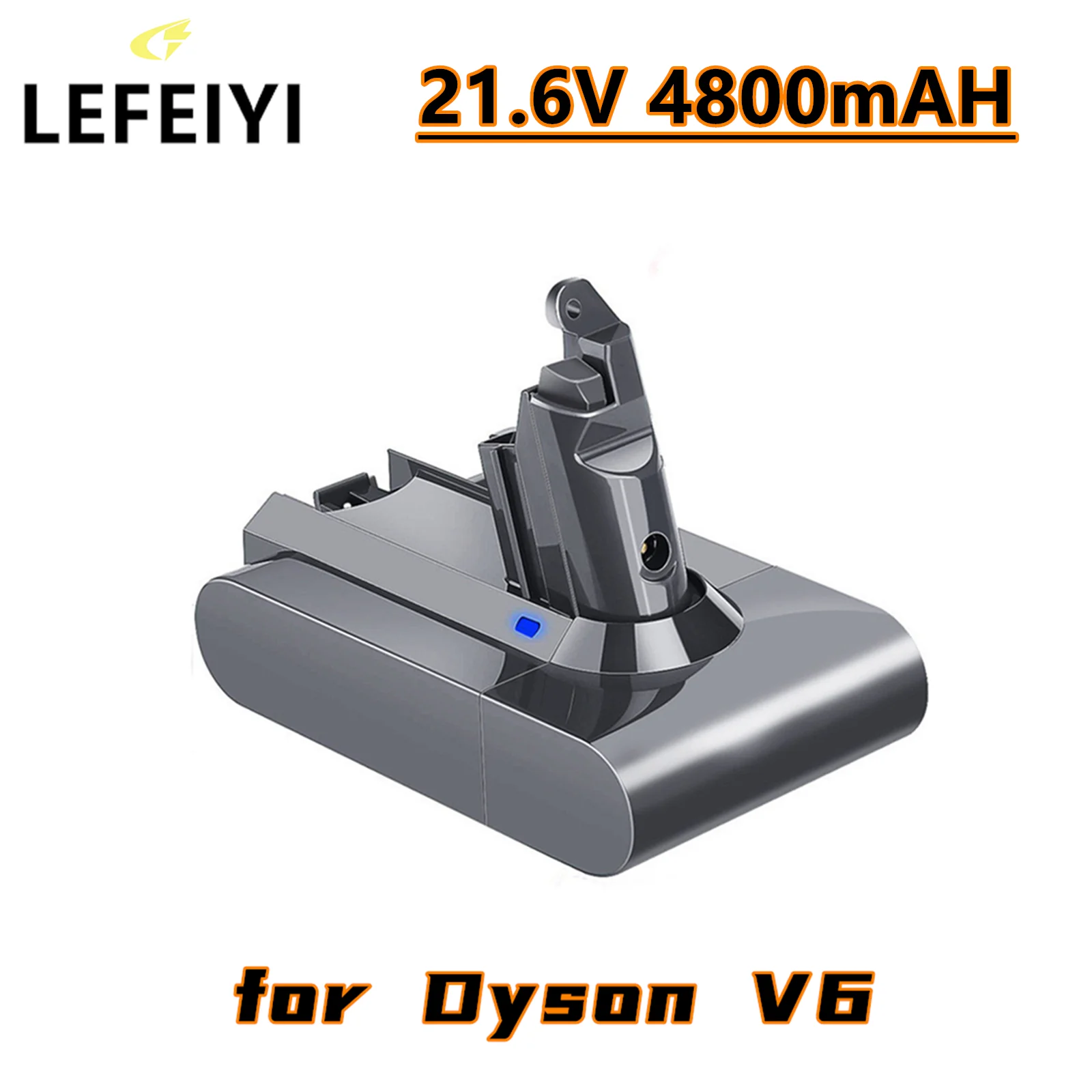 Lefeiyi 21.6v 4800mah Replacement Battery For Dyson Liion Vacuum
