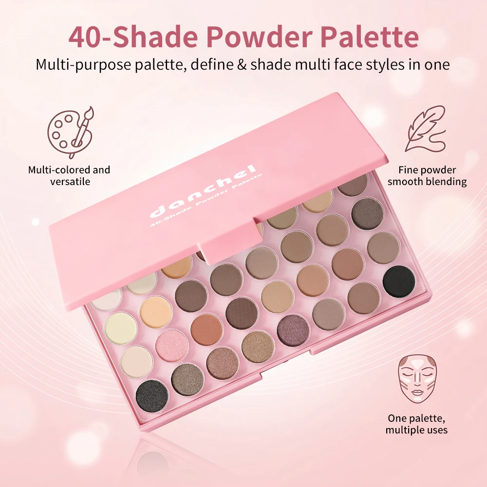 Set Trucco Tutto in Uno con Tutti i Cosmetici, Inclusi Base Trucco, Correttore, Contouring, Fard in Polvere, Trucco per Sopracciglia, Occhi e Labbra - immagine 5