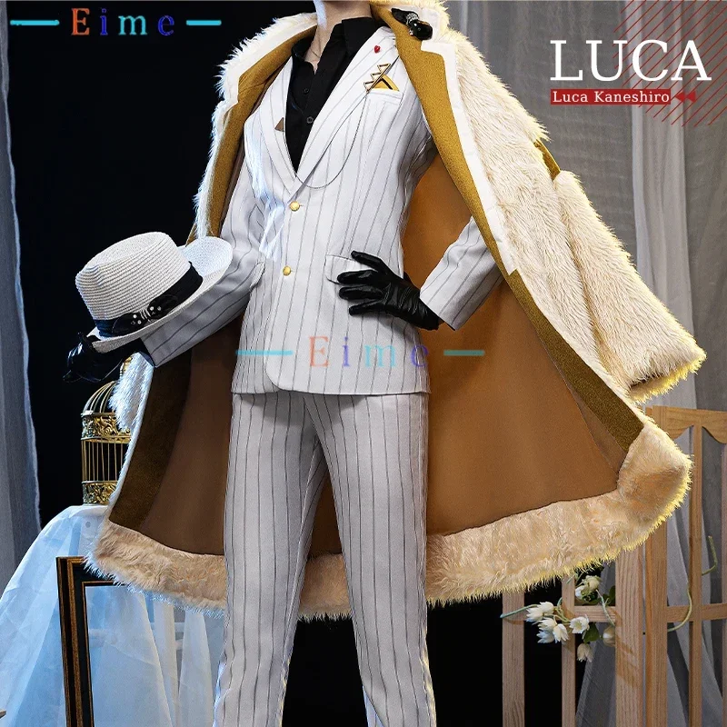 

EIME VTuber Luxiem Cosplay Costumes Luca Kaneshiro Cosplay Suit Party Clothing Halloween Carnival Uniforms Custom Made