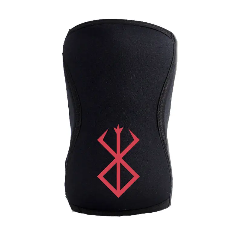 Berserk Anime Fitness Compression Knee Sleeve for Men - Powerlifting & Weight Lifting Support