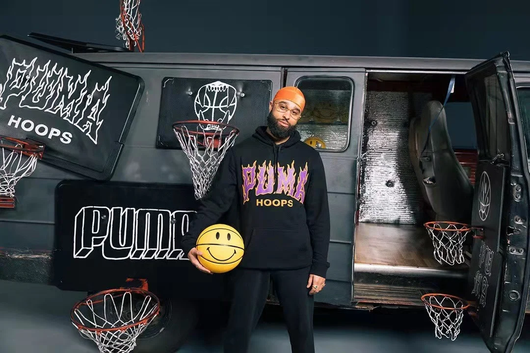 New York Chinatown Smile Basketball Limit 7 Laughing Face Yellow Basketball