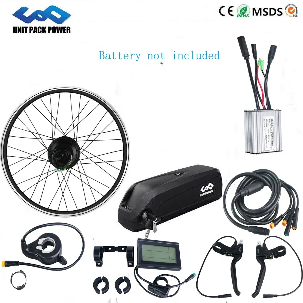 Kit Conversion Vélo Électrique LCD 1500W 26 Neige E-bike