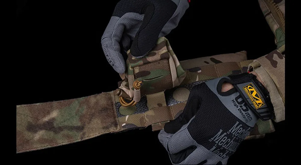 Taktische Banger Tasche Ferro Stil Multifunktions Outdoor Jagd Radio Halter Airsoft Magazin Tasche Einstellbare MOLLE Gürtel Ausrüstung – Detail 16