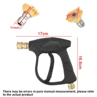 Car High Pressure Water Gun Cleaner Soap Foam Spray Sprayer Nozzles Quick Release Car Wash Accessories 14MM M22 Socket 1/4" 2