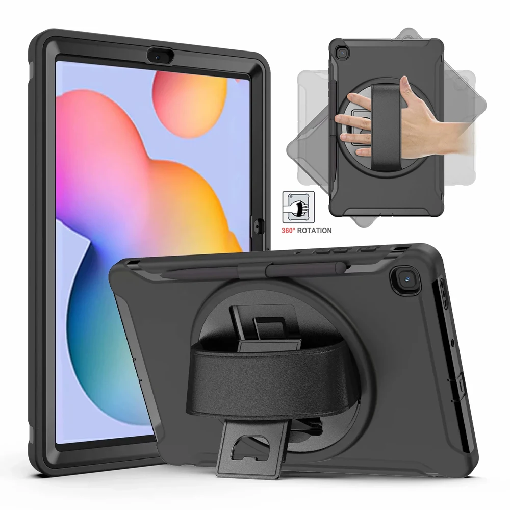 Suporte para pc à Prova de Choque Tablet Capa para Samsung Galaxy Tab s s6 Lite 10.4 P610 P615 P613 P619 Capa 2023