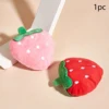 1pc Cute Strawberry Design Pet Grinding Teeth Plush Toy, Chew Toy For Dog Interactive Supply 1