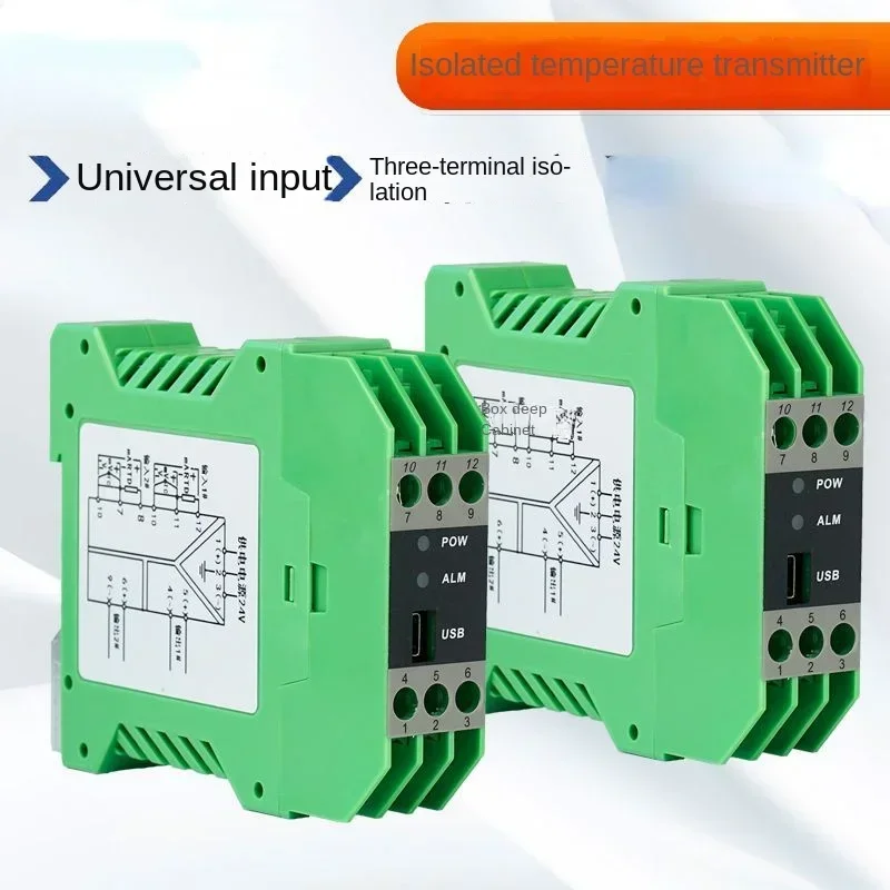 

Dc Signal Isolator One-Switch Two-Way Pt100 Temperature Transmitter