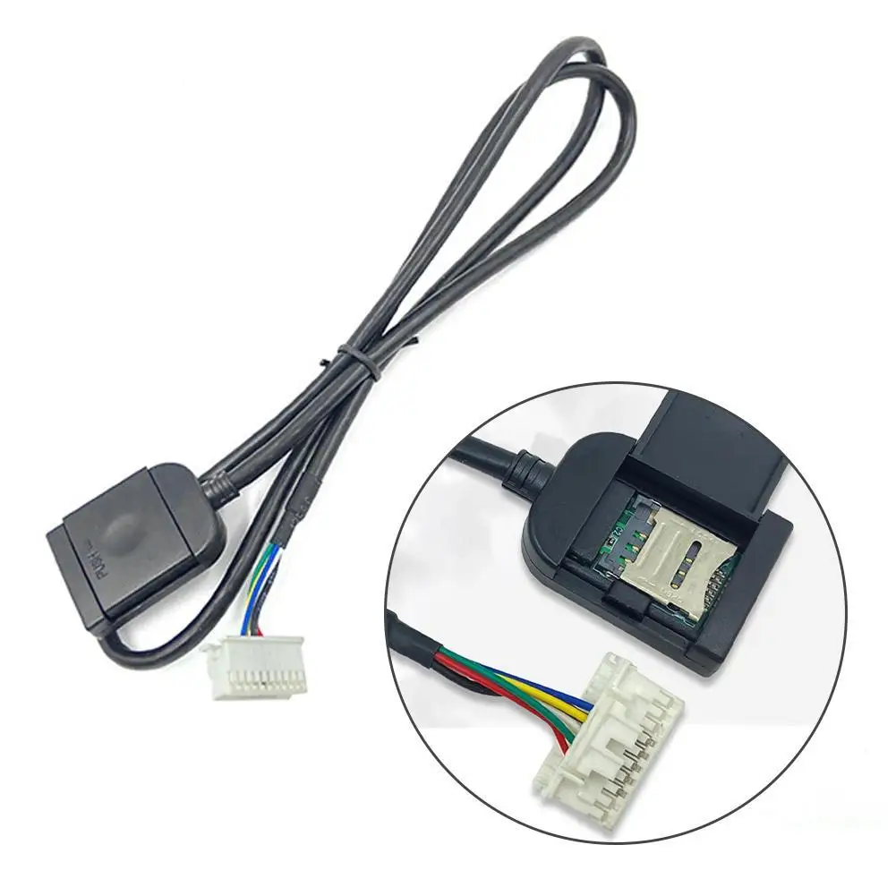 Sim Card Slot Adapter For Android Radio Multimedia Gps 4G 20pin Cable Connector car wire cable adapter,sim card slot adapter,car stereo accessories