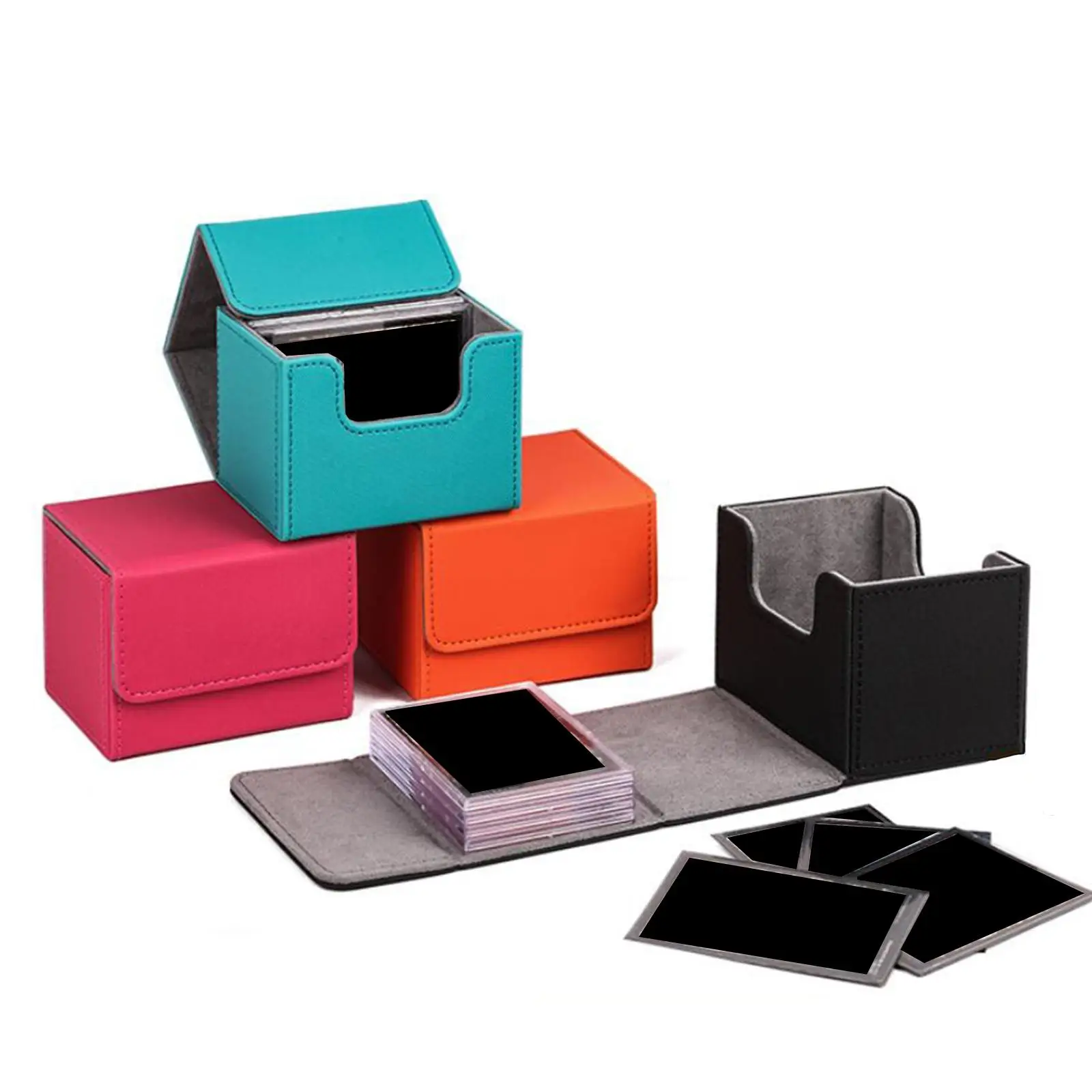 Premium Trading Card Deck Box Organizer Portaoggetti Hobby Per Mtg Card Bambini Bambini Raccolta Carte Giocattolo Hobby Portatile