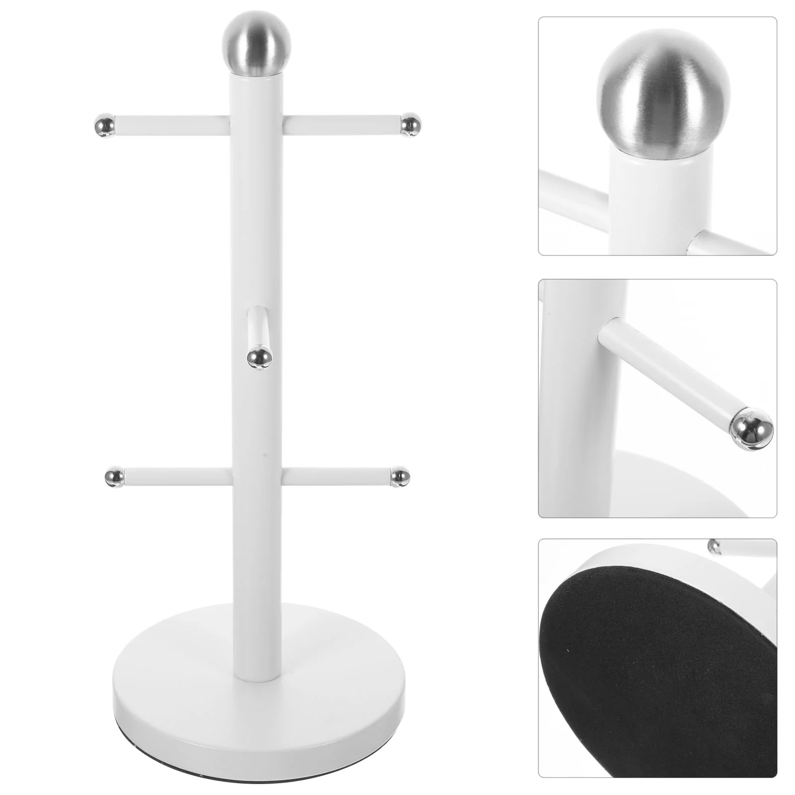 

Cup Holder Cups Coffee Mug for Counter Stand Tree Household Iron Kitchen Countertop Organizer