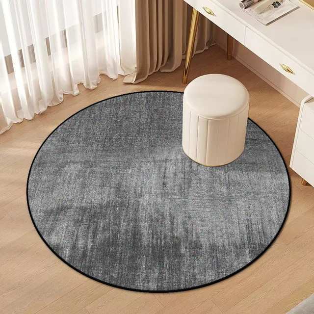 Solid Color Round Rug 2