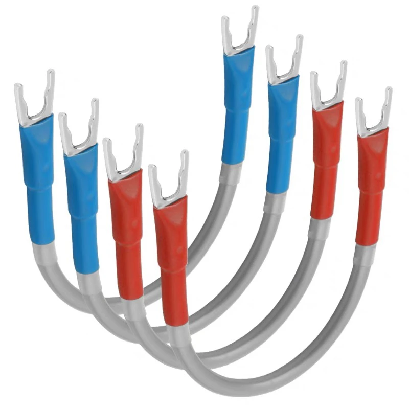 Ponte Jumper Per Altoparlanti In Argento Sterling Take Over The Machine Cable Double Line Split Horn Wire Treble Frequency Division Banana P