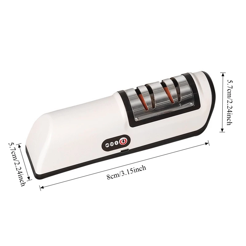 4단 기어 전동 칼갈이, 다기능 자동 전문 주방 칼갈이, 가정용 빠른 연마 도구 포트