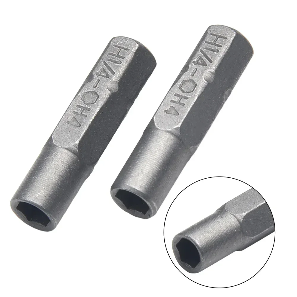Adaptateur D'embout 4 Mm Vers 6,35 Mm - Douille Hexagonale En Acier - Pour Tournevis, Perceuse - Conversion D'outils - 10