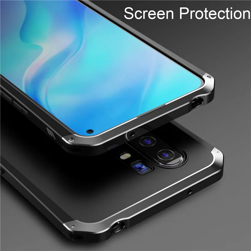 Metal Armor Phone Case For Vivo X30 Pro Case Shockproof Aluminum Matte Pc Cover 360 Full Protection Coque For Vivo X30 Pro Funda