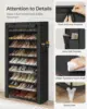 Shoe Rack,  Shoe Organizer  Nonwoven Fabric Cover, Shoe Storage Shelf for of Shoes 5