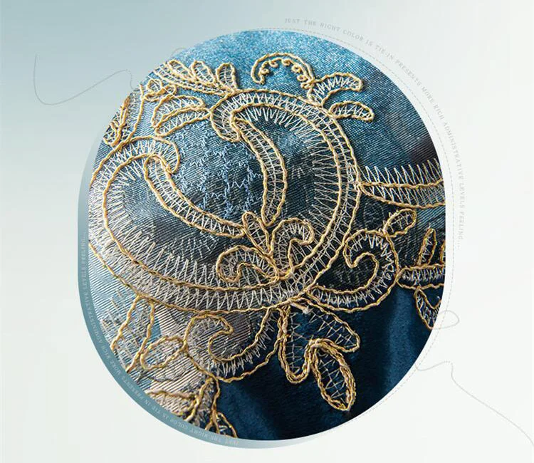 Description Picture 6 of itemEuropean Style Curtains for Living Dining Room Bedroom Window Luxury Embroidered Thickened Valance Curtain Tulle High 3.2M
