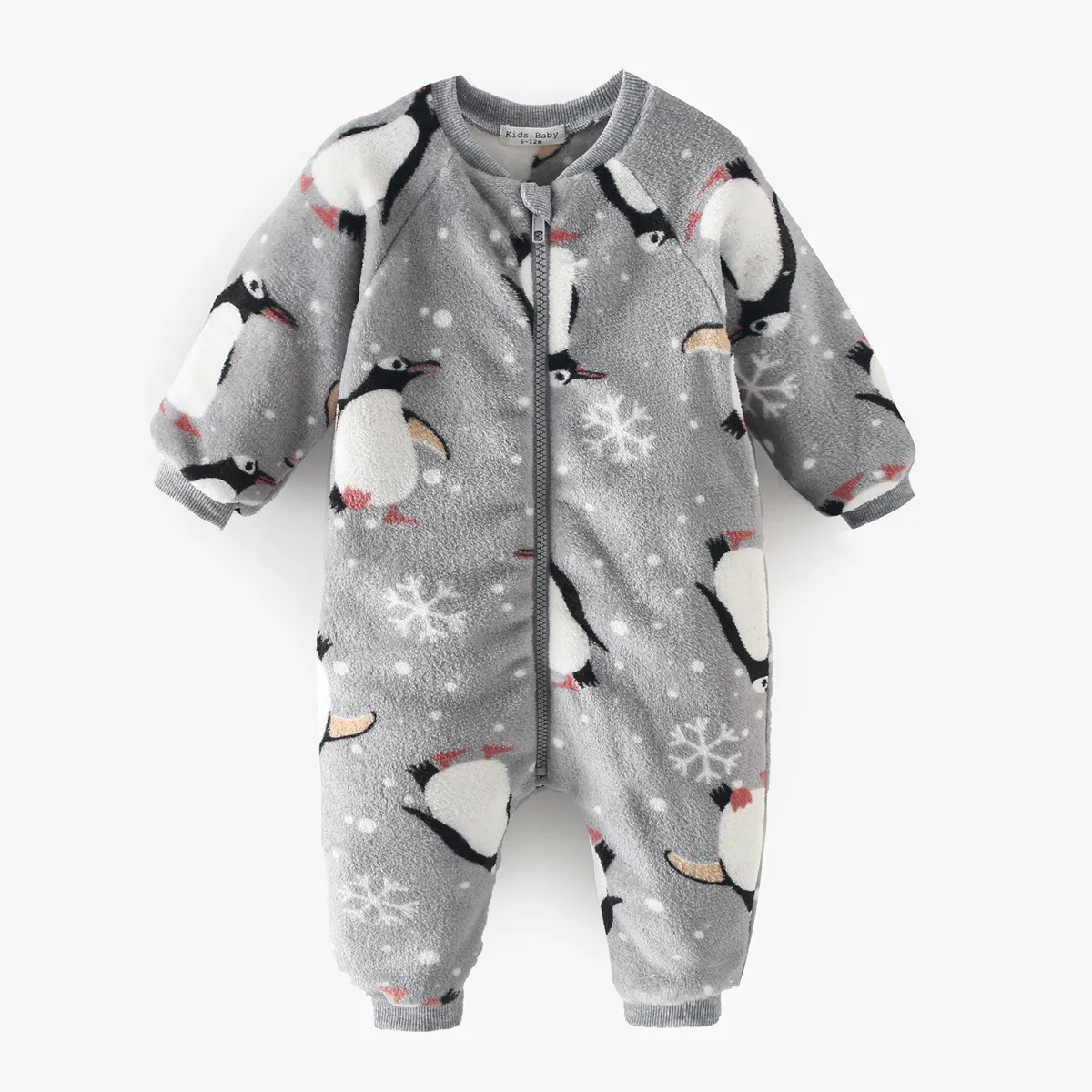 

0-3T Newborn Kid Baby Boy Girl Winter Clothes Fleece Warm Baby Romper Long Sleeve Zipper Jumpsuit New Born Costumes Outfit