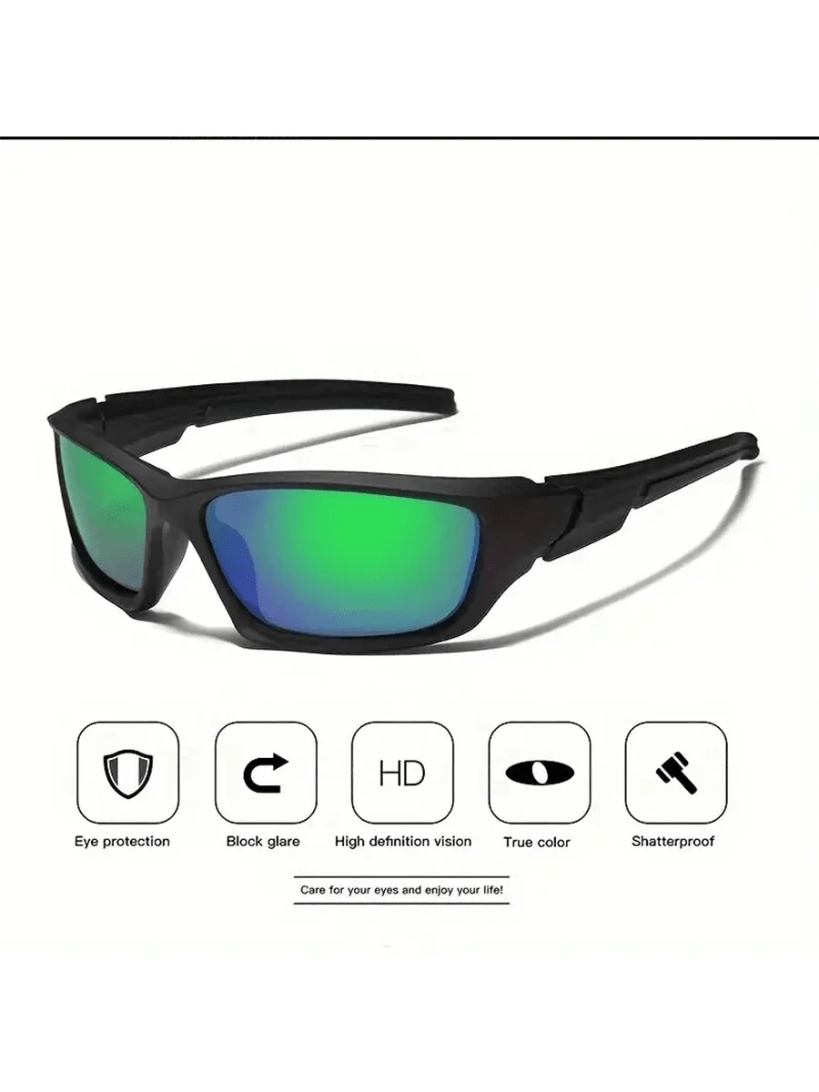 Men's Outdoor Sports Sunglasses - UV400 Luxury Design for Fashion and Eye Protection