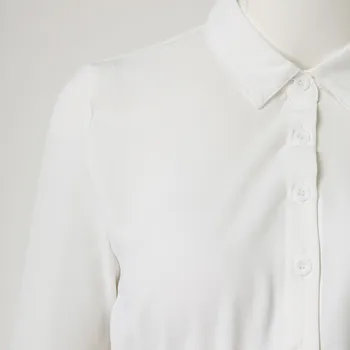 Casual Maternity Tops Women Pregnancy Long Sleeve White Blouse For Pregnant Elegant Ladies Top Fashion Solid Office Clothing New 5