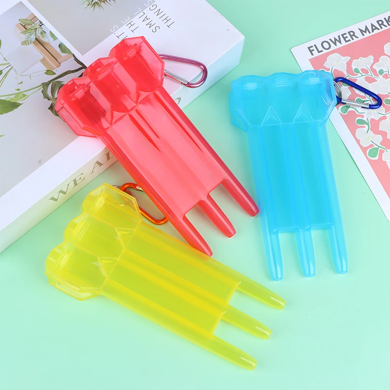 휴대용 투명 다트 박스, ABS 다트 박스, 키 잠금 버클, 통합 범용 다트 박스, 대부분의 다트에 적합, 1PC