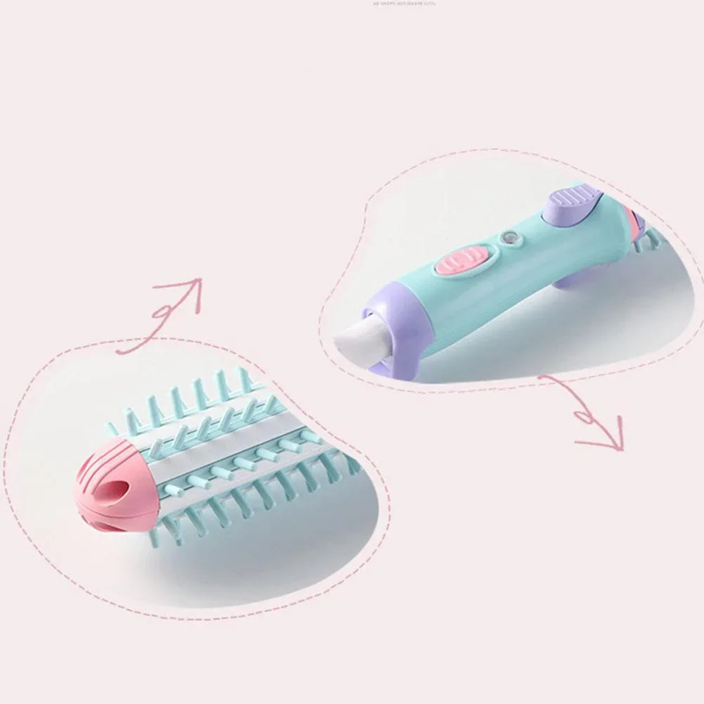Korean Mini Curling Iron Two-In-One Ceramic Hair Curler Straight Hair Clip Board Accessories For Home Use Negative Ion Comb