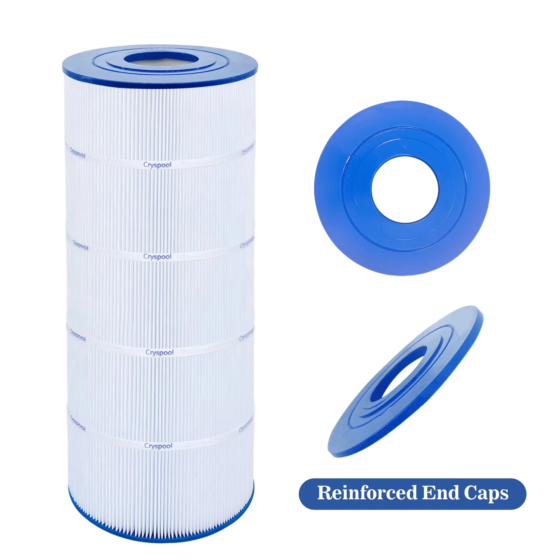 CRYSPOOL Pool Filter Compatible with Unicel C-9410, CC100, CCRP100, R173215, 59054200, FC-0686, PAP100, PAP100-4/M4, 100 sq.ft. 3