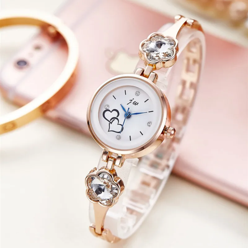 Ladies watch, fashion casual alloy strap quartz watch, exquisite high-value bracelet watch